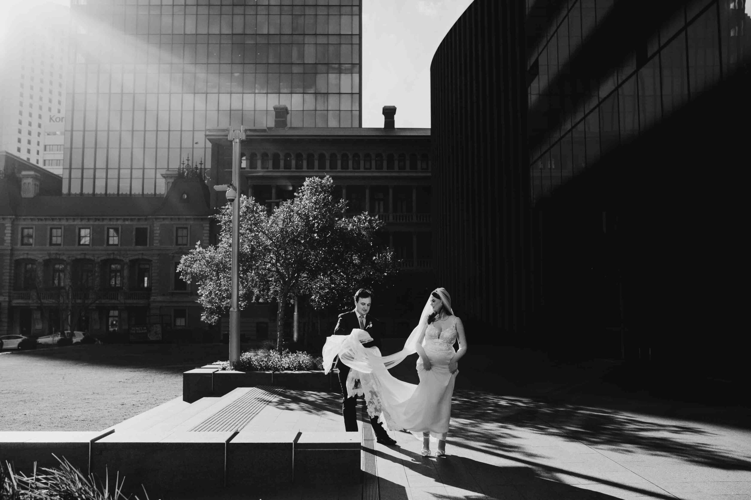 Genuine emotional moment captured at an intimate Perth micro wedding