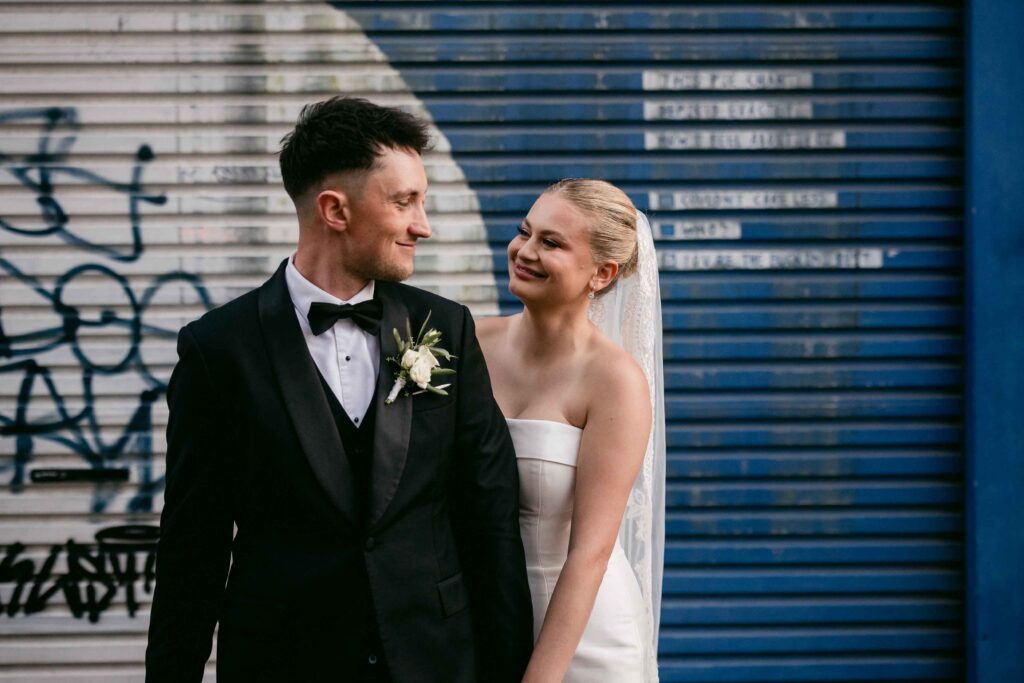 micro wedding portrait session