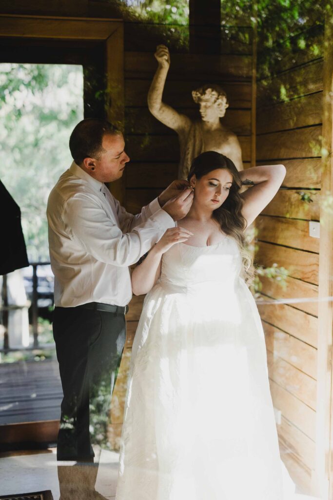 getting ready together private moment