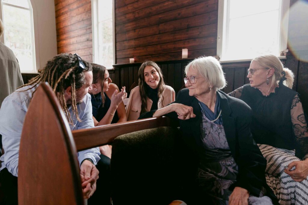 Candid guest moments during an intimate Jarrahdale micro wedding