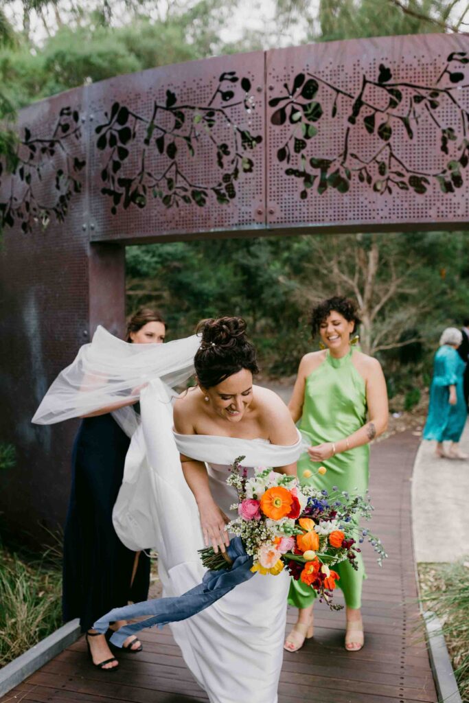Candid guest moments during a Kings Park micro wedding