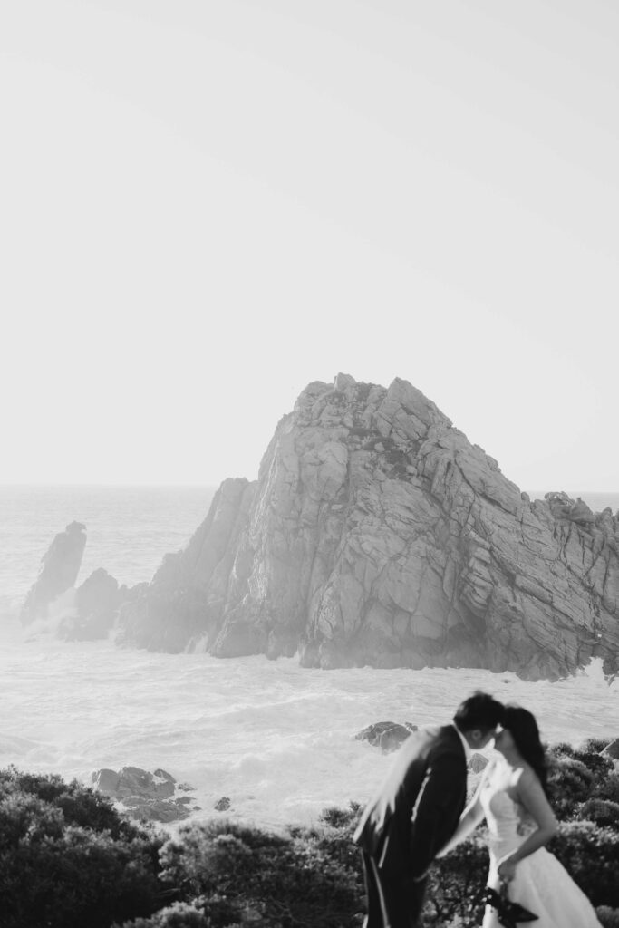 Natural portrait of Cadence and Nicholas along the Margaret River coastline